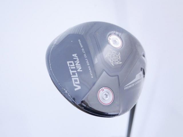 Fairway Wood : Katana : **ของใหม่ ยังไม่แกะพลาสติก** หัวไม้ 3 Katana Voltio NINJA Premium Carbon II TI (รุ่นใหม่ล่าสุด ออกปี 2025 ตีไกลมากๆ) Loft 15 ก้าน Tour AD VG-02F Flex SR
