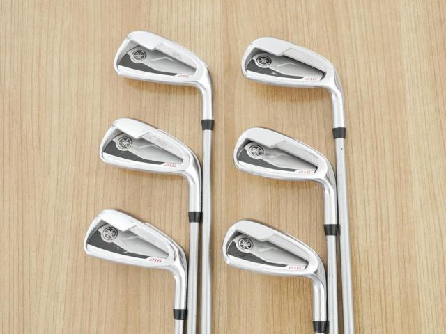 Iron set : Yamaha : ชุดเหล็ก Yamaha Inpres RMX 216 (ปี 2017 หน้าเด้ง COR 0.80 ตีไกลมาก) มีเหล็ก 5-Pw (6 ชิ้น) ก้านกราไฟต์ Mitsubishi FUBUKI Ai50 Flex R