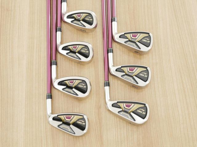 Iron set : Yonex : ชุดเหล็ก Yonex Royal DTP (ออกปี 2016 ท๊อปสุด ก้านดีมาก หน้าเด้ง ตีไกลสุดๆ) มีเหล็ก 7-Pw,Aw,As,Sw (7 ชิ้น) ก้านกราไฟต์ Flex R