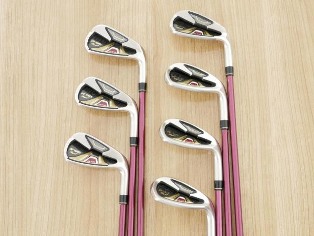 Iron set : Yonex : ชุดเหล็ก Yonex Royal DTP (ออกปี 2016 ท๊อปสุด ก้านดีมาก หน้าเด้ง ตีไกลสุดๆ) มีเหล็ก 7-Pw,Aw,As,Sw (7 ชิ้น) ก้านกราไฟต์ Flex R