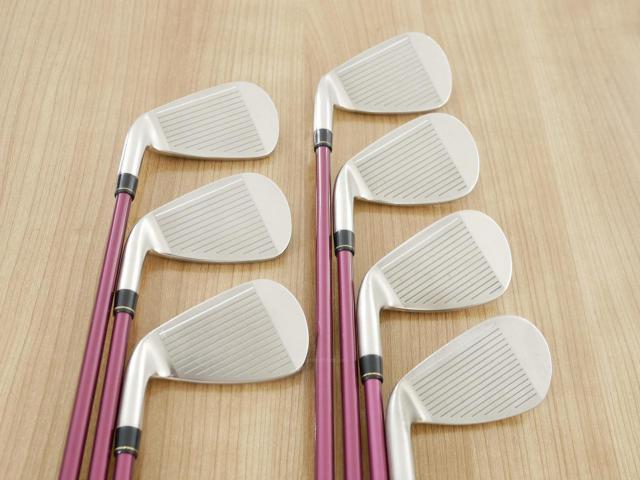 Iron set : Yonex : ชุดเหล็ก Yonex Royal DTP (ออกปี 2016 ท๊อปสุด ก้านดีมาก หน้าเด้ง ตีไกลสุดๆ) มีเหล็ก 7-Pw,Aw,As,Sw (7 ชิ้น) ก้านกราไฟต์ Flex R
