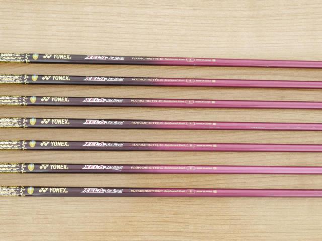Iron set : Yonex : ชุดเหล็ก Yonex Royal DTP (ออกปี 2016 ท๊อปสุด ก้านดีมาก หน้าเด้ง ตีไกลสุดๆ) มีเหล็ก 7-Pw,Aw,As,Sw (7 ชิ้น) ก้านกราไฟต์ Flex R