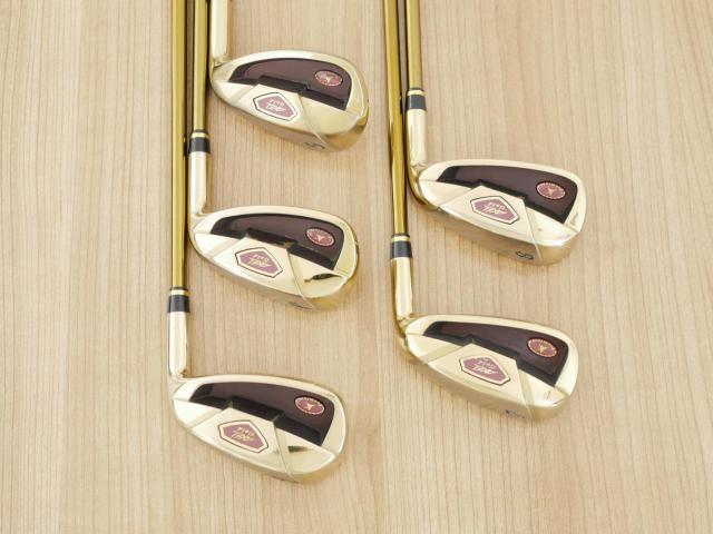 Iron set : Tsuruya : ชุดเหล็ก Tsuruya AXEL Gold Premium II (รุ่นปี 2017 ของใหม่ 6 หมื่นกว่าบาท หน้าเด้งสุดๆ ไกลสุดๆๆ) มีเหล็ก 7-Pw,Sw (5 ชิ้น) ก้านกราไฟต์ Flex R