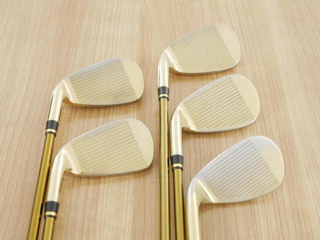 Iron set : Tsuruya : ชุดเหล็ก Tsuruya AXEL Gold Premium II (รุ่นปี 2017 ของใหม่ 6 หมื่นกว่าบาท หน้าเด้งสุดๆ ไกลสุดๆๆ) มีเหล็ก 7-Pw,Sw (5 ชิ้น) ก้านกราไฟต์ Flex R