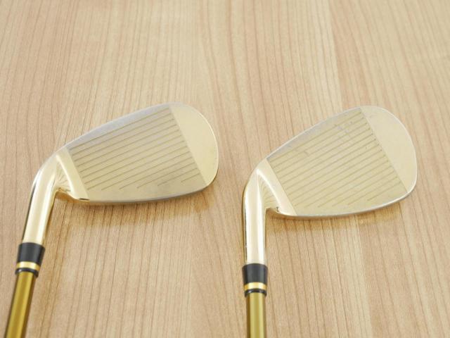 Iron set : Tsuruya : ชุดเหล็ก Tsuruya AXEL Gold Premium II (รุ่นปี 2017 ของใหม่ 6 หมื่นกว่าบาท หน้าเด้งสุดๆ ไกลสุดๆๆ) มีเหล็ก 7-Pw,Sw (5 ชิ้น) ก้านกราไฟต์ Flex R