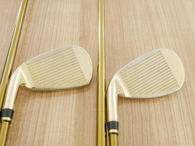 Iron set : Tsuruya : ชุดเหล็ก Tsuruya AXEL Gold Premium II (รุ่นปี 2017 ของใหม่ 6 หมื่นกว่าบาท หน้าเด้งสุดๆ ไกลสุดๆๆ) มีเหล็ก 7-Pw,Sw (5 ชิ้น) ก้านกราไฟต์ Flex R
