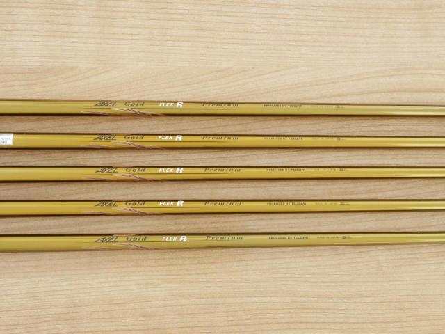 Iron set : Tsuruya : ชุดเหล็ก Tsuruya AXEL Gold Premium II (รุ่นปี 2017 ของใหม่ 6 หมื่นกว่าบาท หน้าเด้งสุดๆ ไกลสุดๆๆ) มีเหล็ก 7-Pw,Sw (5 ชิ้น) ก้านกราไฟต์ Flex R