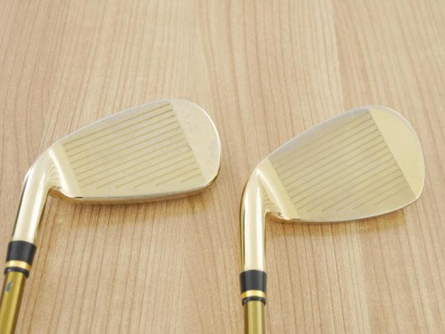 Iron set : Tsuruya : ชุดเหล็ก Tsuruya AXEL Gold Premium II (รุ่นปี 2017 ของใหม่ 6 หมื่นกว่าบาท หน้าเด้งสุดๆ ไกลสุดๆๆ) มีเหล็ก 7-Pw (4 ชิ้น) ก้านกราไฟต์ Flex R
