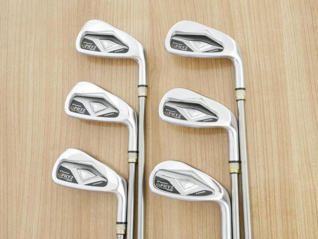 Iron set : Tourstage : ชุดเหล็ก Tourstage PHYZ Forged (ซีรี่ย์ท๊อป นุ่มไกล) มีเหล็ก 5-Pw (6 ชิ้น) ก้านกราไฟต์ FSP Winbird BIG TRAJECTORY CD50 Flex R