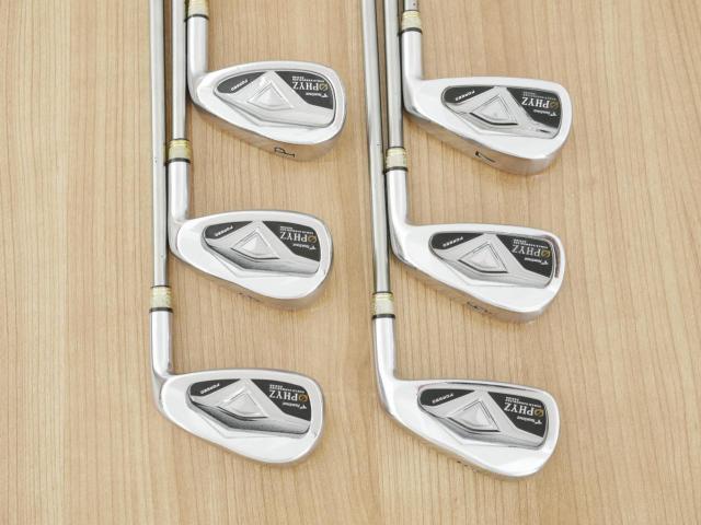 Iron set : Tourstage : ชุดเหล็ก Tourstage PHYZ Forged (ซีรี่ย์ท๊อป นุ่มไกล) มีเหล็ก 5-Pw (6 ชิ้น) ก้านกราไฟต์ FSP Winbird BIG TRAJECTORY CD50 Flex R
