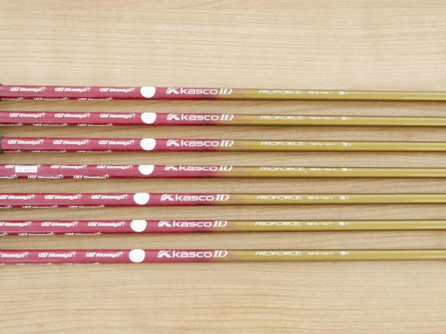 Iron set : Kasco : ชุดเหล็ก Kasco ID Maraging มีเหล็ก 5-Pw,Aw (7 ชิ้น) ก้านกราไฟต์ Flex R