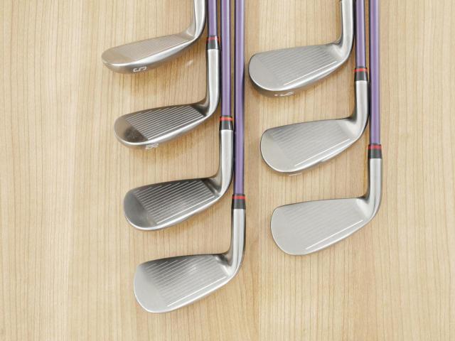 Lady club : All : ชุดเหล็ก Daiwa Labospec FF-247III (หน้าเด้งสุดๆ ตีไกลสุดๆๆๆๆ เหล็ก 7 Loft 25) มีเหล็ก 7-Pw,Aw,As,Sw (7 ชิ้น) ก้านกราไฟต์ Flex A (Lady)