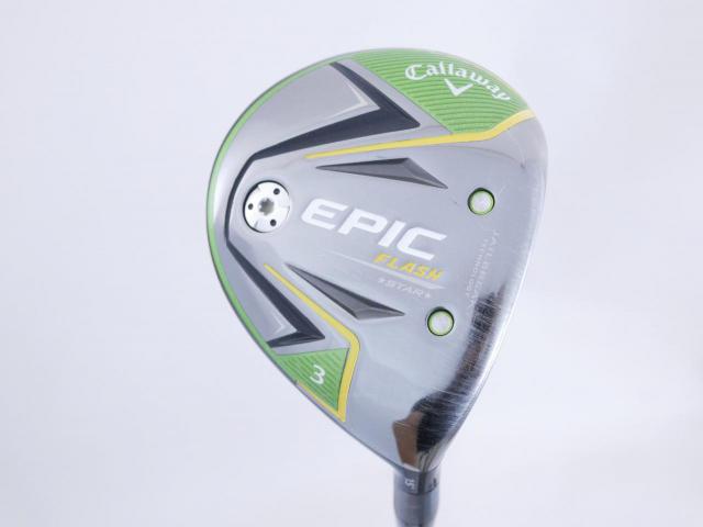 Fairway Wood : callaway : หัวไม้ 3 Callaway Epic Flash Star (รุ่นปี 2019) Loft 15 ก้าน Fujikura Speeder Evolution IV FW 40 Flex R