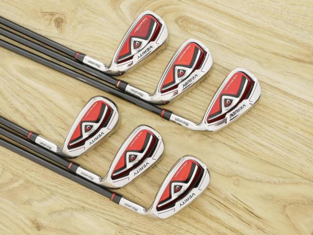 Iron set : Maruman : ชุดเหล็ก Maruman Red-V II (ใบใหญ่ ตีง่าย ไกล) มีเหล็ก 5-Pw (6 ชิ้น) ก้านกราไฟต์ Flex R