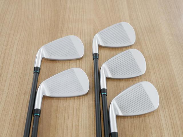 Iron set : Maruman : ชุดเหล็ก Maruman ZETA Type 713 (ใบใหญ่ หน้าเด้ง ตีไกลมาก) มีเหล็ก 6-Pw (5 ชิ้น) ก้านกราไฟต์ Flex R