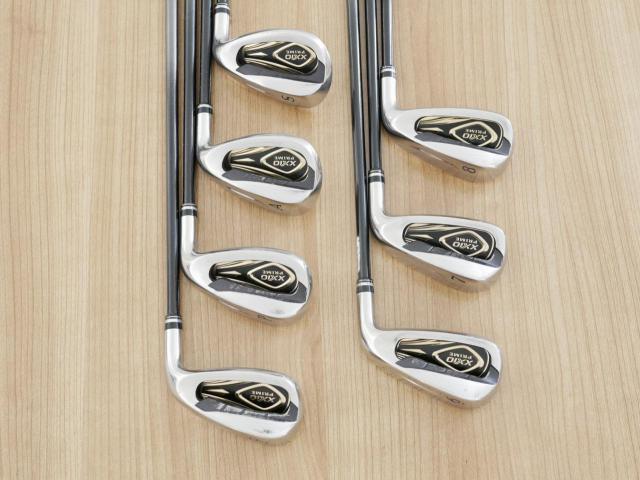 Iron set : XXIO : ชุดเหล็ก XXIO Prime 11 (รุ่นปี 2022 ท๊อปสุด ตีง่าย ไกล) มีเหล็ก 6-Pw,Aw,Sw (7 ชิ้น) ก้านกราไฟต์ SP-1100 Flex SR