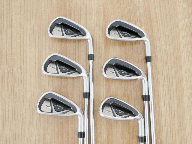 Iron set : Callaway : ชุดเหล็ก Callaway Warbird มีเหล็ก 5-Pw (6 ชิ้น) ก้านเหล็ก Uniflex