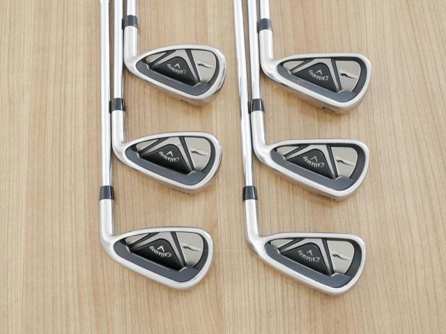Iron set : Callaway : ชุดเหล็ก Callaway Warbird มีเหล็ก 5-Pw (6 ชิ้น) ก้านเหล็ก Uniflex