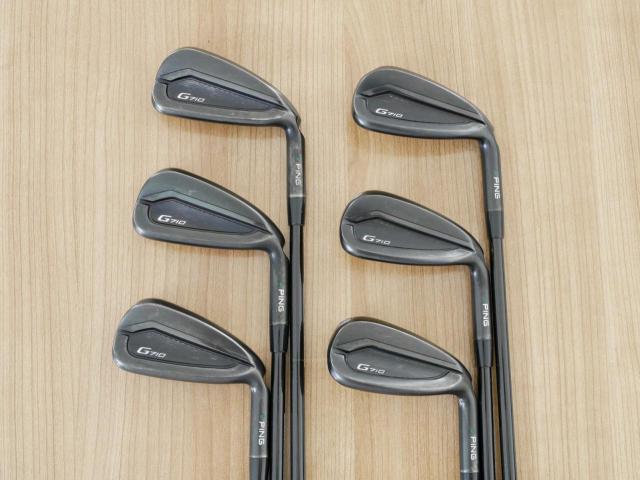 Iron set : Ping : ชุดเหล็ก Ping G710 (ปี 2021 Japan Spec. ใบใหญ่ ง่ายที่สุด ไกลที่สุดของ Ping) มีเหล็ก 5-Pw (6 ชิ้น) ก้านกราไฟต์ Tour AD 65 II Flex R