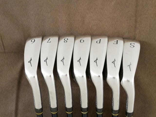 Iron set : Mizuno : ชุดเหล็ก Mizuno JPX E500 Ti-Face มีเหล็ก 6-Pw,Aw,Sw (7 ชิ้น) ก้านกราไฟต์ Flex R
