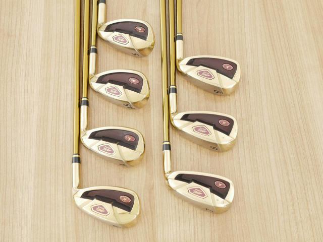 Iron set : Tsuruya : ชุดเหล็ก Tsuruya AXEL Gold Premium II (รุ่นปี 2017 ของใหม่ 6 หมื่นกว่าบาท หน้าเด้งสุดๆ ไกลสุดๆๆ) มีเหล็ก 7-Pw,Aw,As,Sw (7 ชิ้น ครบเซ็ต) ก้านกราไฟต์ Flex R