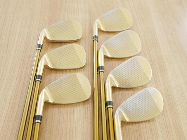 Iron set : Tsuruya : ชุดเหล็ก Tsuruya AXEL Gold Premium II (รุ่นปี 2017 ของใหม่ 6 หมื่นกว่าบาท หน้าเด้งสุดๆ ไกลสุดๆๆ) มีเหล็ก 7-Pw,Aw,As,Sw (7 ชิ้น ครบเซ็ต) ก้านกราไฟต์ Flex R
