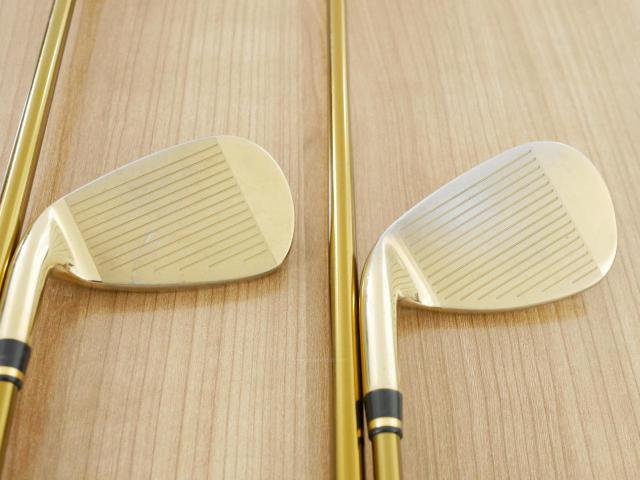 Iron set : Tsuruya : ชุดเหล็ก Tsuruya AXEL Gold Premium II (รุ่นปี 2017 ของใหม่ 6 หมื่นกว่าบาท หน้าเด้งสุดๆ ไกลสุดๆๆ) มีเหล็ก 7-Pw,Aw,As,Sw (7 ชิ้น ครบเซ็ต) ก้านกราไฟต์ Flex R