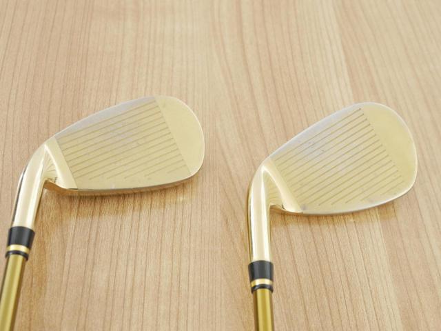 Iron set : Tsuruya : ชุดเหล็ก Tsuruya AXEL Gold Premium II (รุ่นปี 2017 ของใหม่ 6 หมื่นกว่าบาท หน้าเด้งสุดๆ ไกลสุดๆๆ) มีเหล็ก 7-Pw,Aw,As,Sw (7 ชิ้น ครบเซ็ต) ก้านกราไฟต์ Flex R