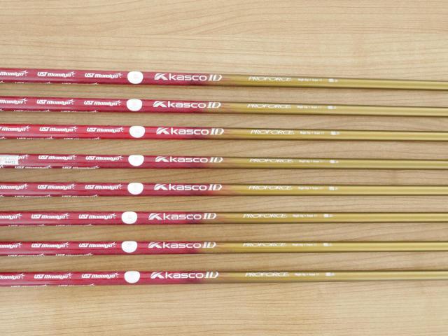Iron set : Kasco : ชุดเหล็ก Kasco ID Maraging มีเหล็ก 5-Pw,Aw,Sw (8 ชิ้น) ก้านกราไฟต์ Flex R