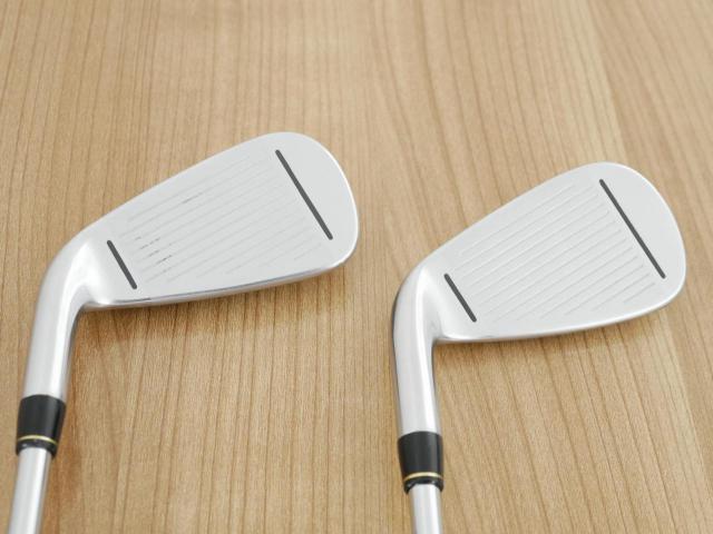 Iron set : Taylormade : ชุดเหล็ก Taylormade Gloire G (รุ่นท๊อปสุด ตีไกลมากๆ เหล็ก 7 Loft 26.5 หน้าเด้ง) มีเหล็ก 6-Pw (5 ชิ้น) ก้านเหล็ก NS Pro 830 Flex R