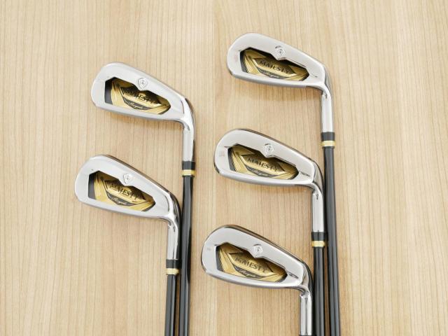 Iron set : Maruman : ชุดเหล็ก Maruman Majesty Royale (รุ่นท๊อปสุด ปี 2021 ของใหม่ 8 หมื่นบาท) มีเหล็ก 7-10,Pw (5 ชิ้น เบอร์ 6 ตีระยะเท่าเบอร์ 5 ของรุ่นอื่น) ก้านกราไฟต์ Flex R2