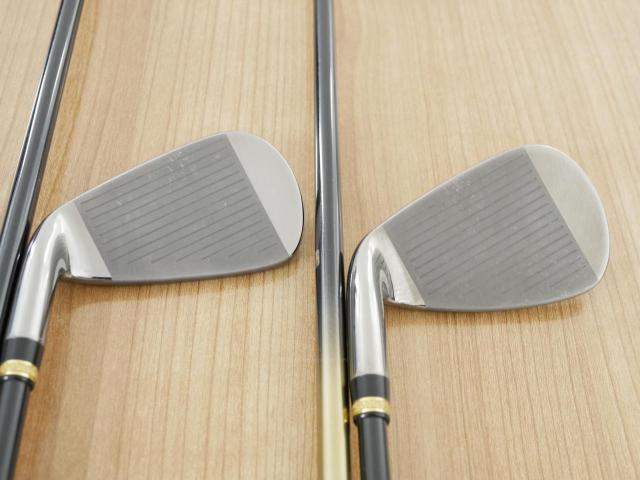 Iron set : Maruman : ชุดเหล็ก Maruman Majesty Royale (รุ่นท๊อปสุด ปี 2021 ของใหม่ 8 หมื่นบาท) มีเหล็ก 7-10,Pw (5 ชิ้น เบอร์ 6 ตีระยะเท่าเบอร์ 5 ของรุ่นอื่น) ก้านกราไฟต์ Flex R2