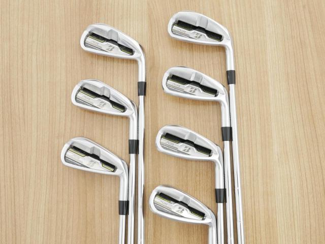 Iron set : Bridgestone : Bridgestone JGR Hybrid Forged (ตีไกลกว่าตัวอื่น 2 เบอร์) มีเหล็ก 5-P1,P2 (7 ชิ้น) ก้านเหล็ก NS Pro V90 Flex S