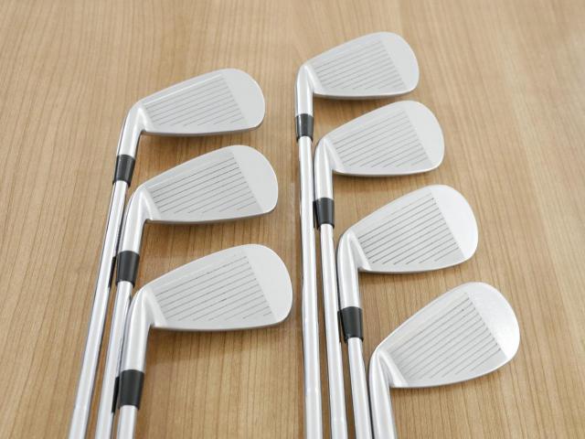 Iron set : Bridgestone : Bridgestone JGR Hybrid Forged (ตีไกลกว่าตัวอื่น 2 เบอร์) มีเหล็ก 5-P1,P2 (7 ชิ้น) ก้านเหล็ก NS Pro V90 Flex S