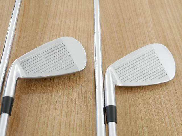 Iron set : Bridgestone : Bridgestone JGR Hybrid Forged (ตีไกลกว่าตัวอื่น 2 เบอร์) มีเหล็ก 5-P1,P2 (7 ชิ้น) ก้านเหล็ก NS Pro V90 Flex S