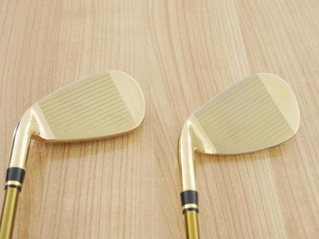 Iron set : Tsuruya : **มีตำหนิ** ชุดเหล็ก Tsuruya AXEL Gold Premium II (รุ่นปี 2017 ของใหม่ 6 หมื่นกว่าบาท หน้าเด้งสุดๆ ไกลสุดๆๆ) มีเหล็ก 7-Pw,Aw,As,Sw (7 ชิ้น ครบเซ็ต) ก้านกราไฟต์ Flex R