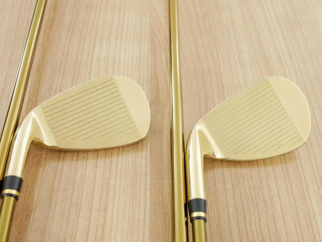 Iron set : Tsuruya : **มีตำหนิ** ชุดเหล็ก Tsuruya AXEL Gold Premium II (รุ่นปี 2017 ของใหม่ 6 หมื่นกว่าบาท หน้าเด้งสุดๆ ไกลสุดๆๆ) มีเหล็ก 7-Pw,Aw,As,Sw (7 ชิ้น ครบเซ็ต) ก้านกราไฟต์ Flex R