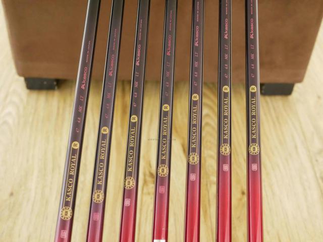 Iron set : Kasco : ชุดเหล็ก Kasco Royal (รุ่นท๊อปสุด หายากมากๆๆๆๆ) มีเหล็ก 5-Pw,Aw (7 ชิ้น) ก้านกราไฟต์ FLex R