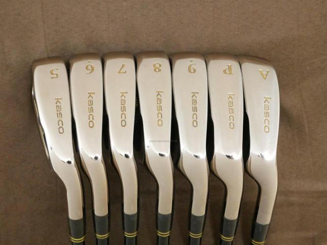Iron set : Kasco : ชุดเหล็ก Kasco Royal (รุ่นท๊อปสุด หายากมากๆๆๆๆ) มีเหล็ก 5-Pw,Aw (7 ชิ้น) ก้านกราไฟต์ FLex R