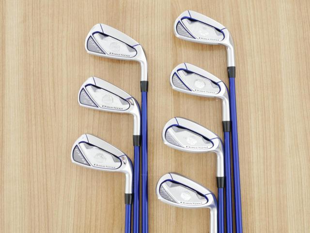 Iron set : Yamaha : ชุดเหล็ก Yamaha Inpres DriveStar (ออกปี 2023 ตีไกลที่สุด ไกลกว่าเหล็กทั่วไป 2 เบอร์ หน้าเด้งมากๆ) มีเหล็ก 6-Pw,Aw,As (7 ชิ้น) ก้านกราไฟต์ Fujikura Speeder NX M423i Flex R