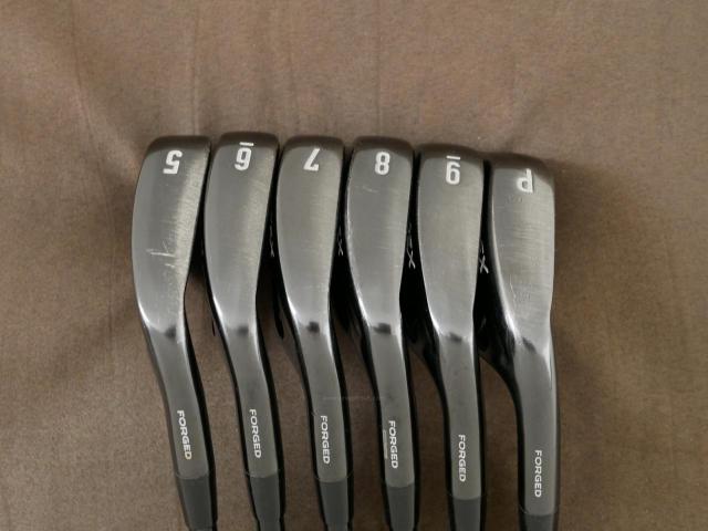 Iron set : Callaway : ชุดเหล็ก Callaway APEX Black Forged (หายาก ปี 2022) มีเหล็ก 5-Pw (6 ชิ้น) ก้านกราไฟต์ Graphite Design RAUNE i75 Flex R
