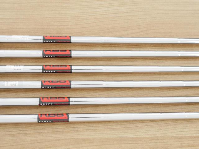 Iron set : Daiwa : ชุดเหล็ก Daiwa OnOff AKA (ออกปี 2022 ตีง่าย ไกล หน้าเด้ง บางเพียง 1.9 มิล) มีเหล็ก 5-Pw (6 ชิ้น) ก้านเหล็ก KBS Tour Lite 100 Flex S