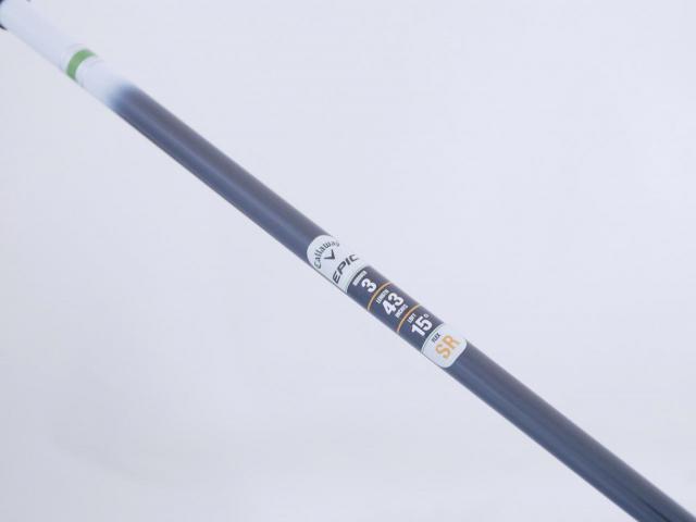Fairway Wood : callaway : หัวไม้ 3 Callaway EPIC Speed (รุ่นปี 2021) Loft 15 ก้าน Mitsubishi Diamana 50 Flex SR