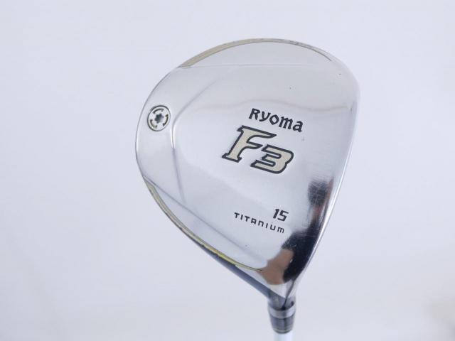 Fairway Wood : Other Brand : หัวไม้ 3 Ryoma F Titanium (รุ่นปี 2019 ไกลมากๆ) Loft 15 ก้าน Fujikura Air Speeder Plus (อ่อนเหมือน R2)