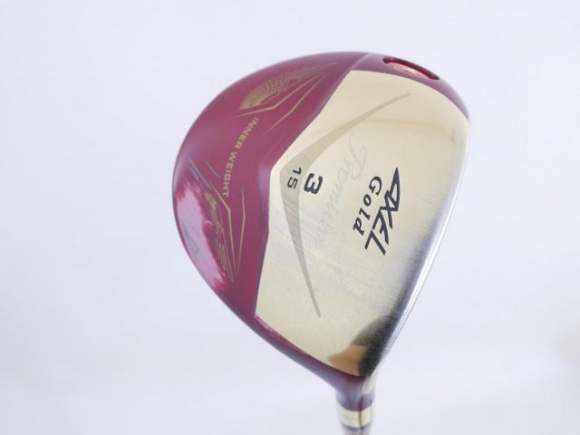 Fairway Wood : Tsuruya : หัวไม้ 3 Tsuruya AXEL Gold Premium IV (รุ่นปี 2021 ตัวท๊อป ของใหม่ 2 หมื่นกว่า) Loft 15 Flex R