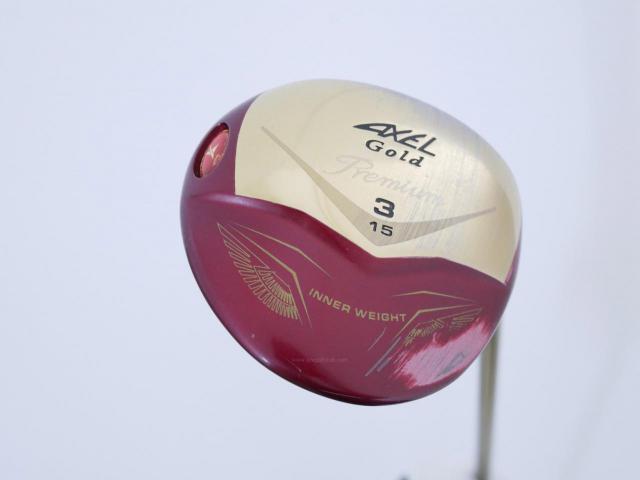 Fairway Wood : Tsuruya : หัวไม้ 3 Tsuruya AXEL Gold Premium IV (รุ่นปี 2021 ตัวท๊อป ของใหม่ 2 หมื่นกว่า) Loft 15 Flex R