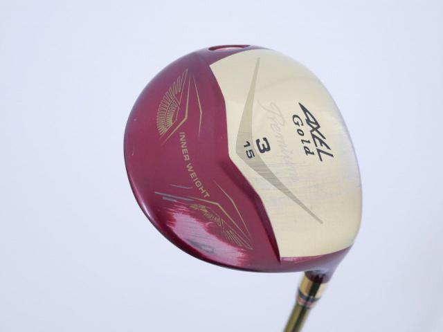 Fairway Wood : Tsuruya : หัวไม้ 3 Tsuruya AXEL Gold Premium IV (รุ่นปี 2021 ตัวท๊อป ของใหม่ 2 หมื่นกว่า) Loft 15 Flex R