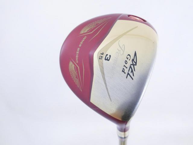 Fairway Wood : Tsuruya : หัวไม้ 3 Tsuruya AXEL Gold Premium IV (รุ่นปี 2021 ตัวท๊อป ของใหม่ 2 หมื่นกว่า) Loft 15 Flex R