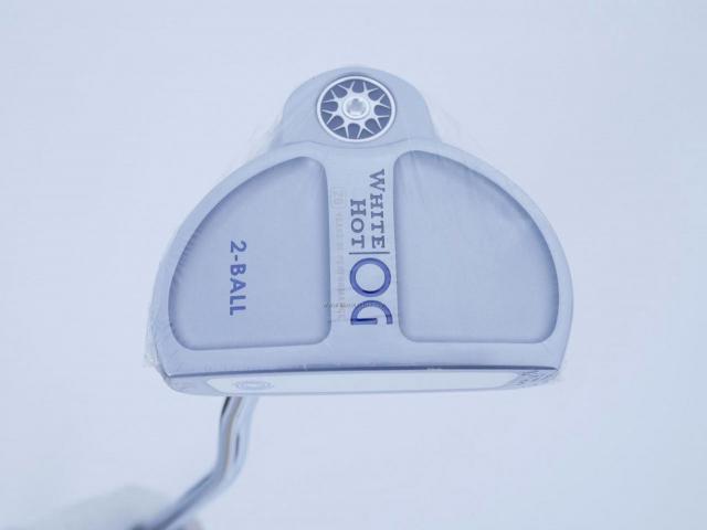 Putter : All : **ของใหม่ ยังไม่แกะพลาสติก** พัตเตอร์ Odyssey White Hot OG 2-Ball Blue ยาว 32 นิ้ว