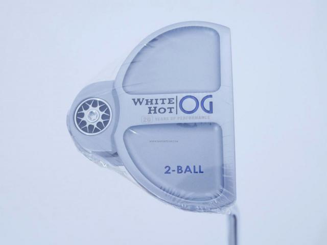 Putter : All : **ของใหม่ ยังไม่แกะพลาสติก** พัตเตอร์ Odyssey White Hot OG 2-Ball Blue ยาว 32 นิ้ว